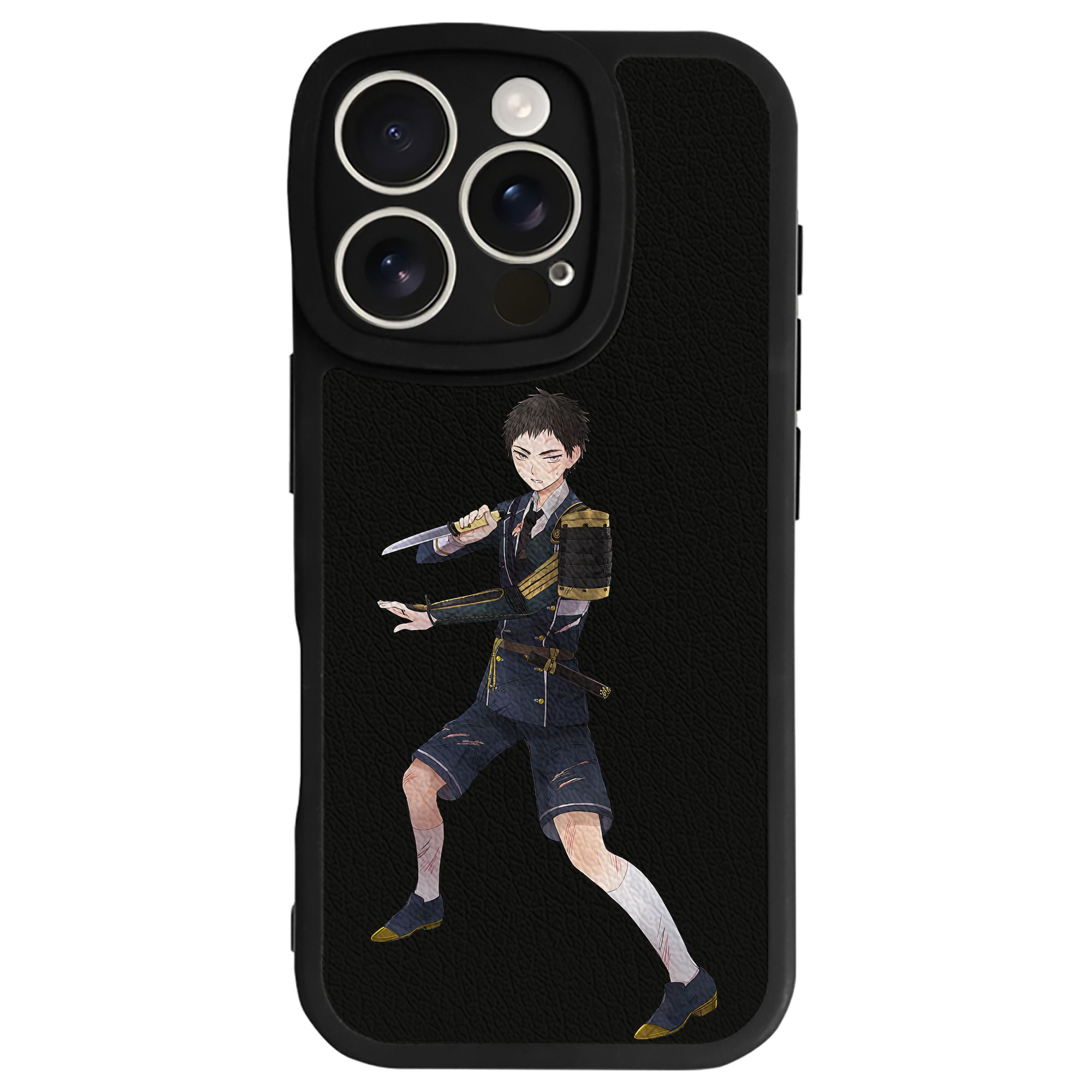 （画像用） 刀剣乱舞 Touken Ranbu 【iPhone 16シリーズ対応】シリコンスマホケース（レザー調） 材質：シリコン
